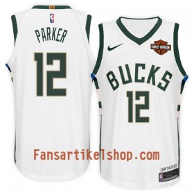 NBA Milwaukee Bucks Trikot Jabari Parker 12 Nike 2017-18 Weiß Swingman - Herren